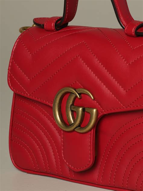 red Gucci crossbody bag